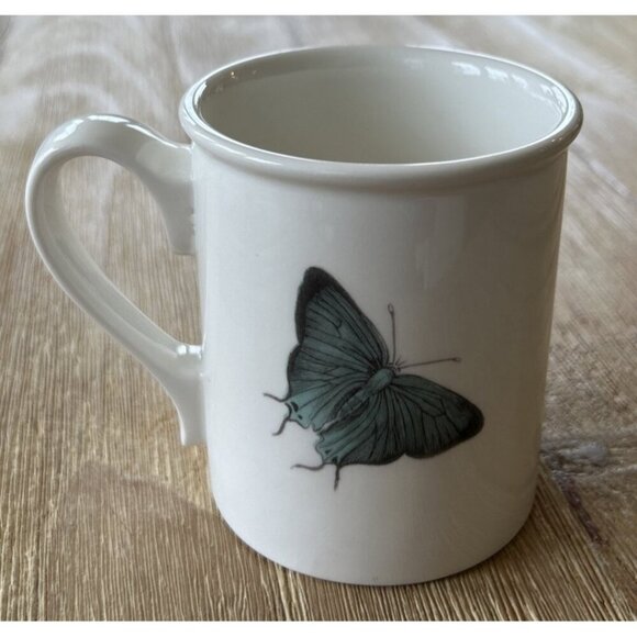 Portmeirion Botanic Garden Coffee Mug Forget Me Not Stoke on Trent England - Picture 4 of 4